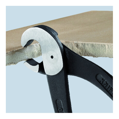 KNIPEX Pinza foratrice per piastrelle (pinza a becco di pappagallo) 91 00 200 bonderizzata nera, 200mm