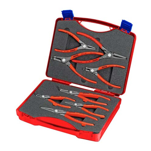 KNIPEX Pinza per anelli di sicurezza ''SRZ'' 00 21 25, 270mm, in valigetta