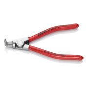 KNIPEX Pinza per anelli di sicurezza cromata con rivestimento in plastica