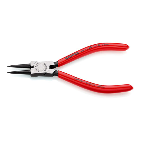 KNIPEX Pinza per anelli di sicurezza interni a fori 44 11 J0 bonderizzata nera, 140mm