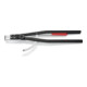 KNIPEX Pinza per anelli di sicurezza interni a fori 44 20 J51 termoverniciata nera, 590mm-1