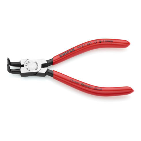 KNIPEX Pinza per anelli di sicurezza interni a fori 44 21 J01 bonderizzata nera, 130mm