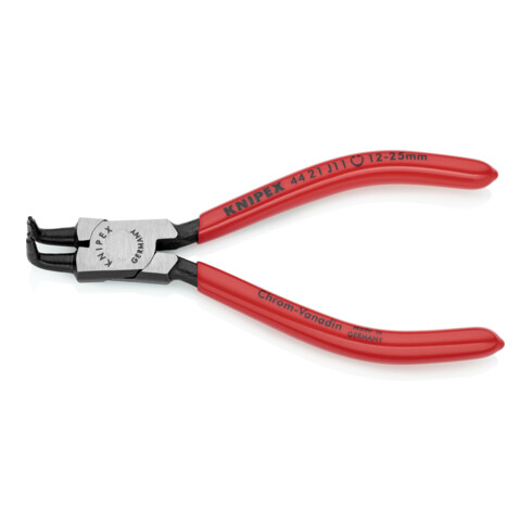 KNIPEX Pinza per anelli di sicurezza interni a fori 44 21 J11 bonderizzata nera, 130mm