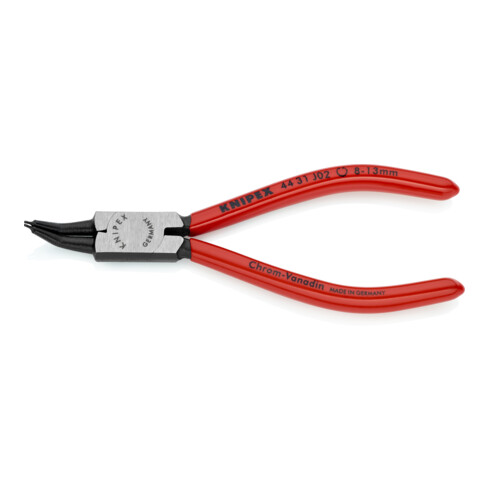 KNIPEX Pinza per anelli di sicurezza interni a fori 44 31 J02 con angolo di 45°, bonderizzata nera, 140mm