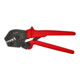 KNIPEX Pinza per capicorda e connettori a compressione, semplici e a pressione non isolati 0,5 - 10mm², 250mm-1