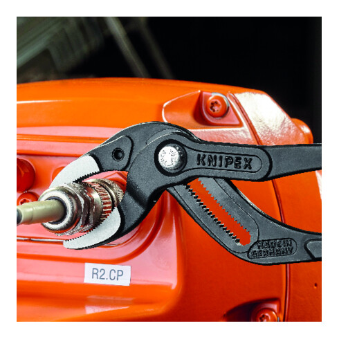 KNIPEX Pinza regolabile per sifone cromata con ganasce