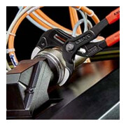 KNIPEX Pinza regolabile per sifone cromata con ganasce-5