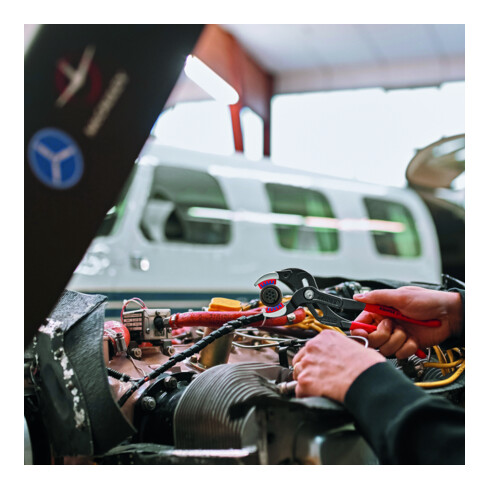 KNIPEX Pinza per sifoni, tubi e raccordi ''SpeedGrip'' 81 11 250 bonderizzata nera, 250mm