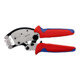 KNIPEX Pinza per terminali a bussola con regolazione automatica Twistor16® 97 53 18, con testa di crimpaggio girevole, 240mm-1