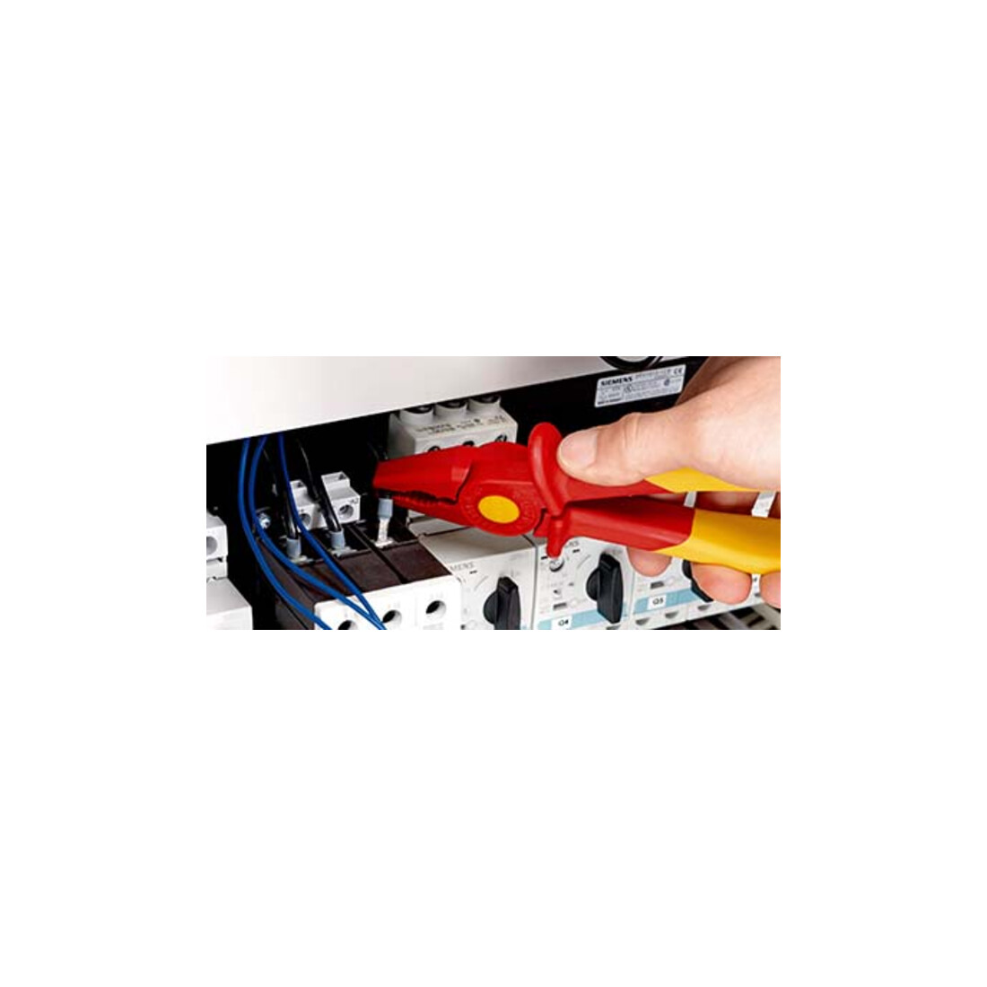 KNIPEX Pinza prensile 98 62 01 in plastica isolante VDE, 180mm