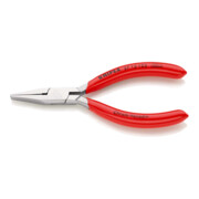 KNIPEX Pinza per anelli di sicurezza esterni su alberi con protezione antiestensione, bonderizzata grigia
