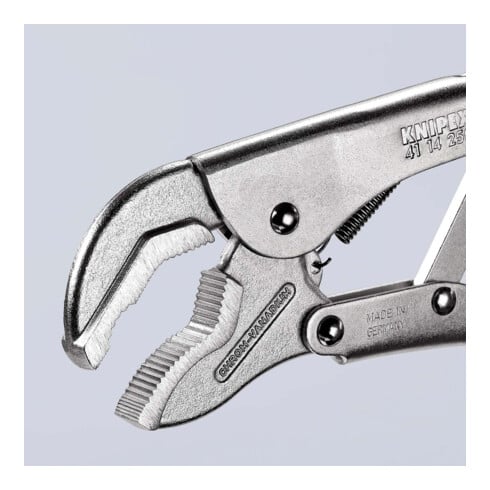 KNIPEX Pinza regolabile a morsetto 41 14 250 zincata lucida, 250mm