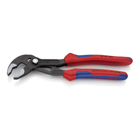 KNIPEX Pinza regolabile di nuova generazione per tubi e dadi Cobra® 87 02 180 bonderizzata grigia, 180mm