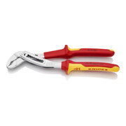 KNIPEX Pinza regolabile per tubi e dadi Alligator® cromata VDE, isolata per immersione