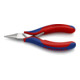 KNIPEX Pinza ESD, 115mm, con ganasce tonde e piatte-1