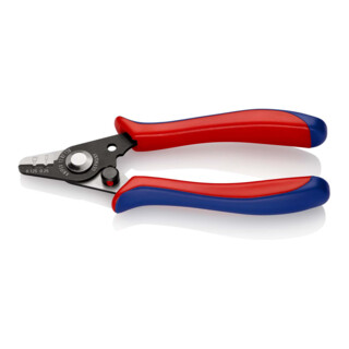 KNIPEX Pinza spelafili per cavi in fibra ottica 12 82 130 SB brunita, 130mm