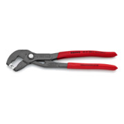 KNIPEX Pinza stringitubo per morsetti a scatto 85 51 250 C, bonderizzata grigia, 250mm