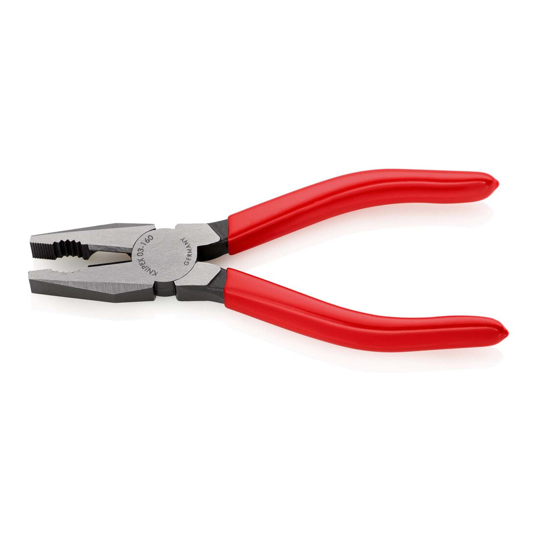KNIPEX Pinza universale nera bonderizzata lucida, rivestita in plastica