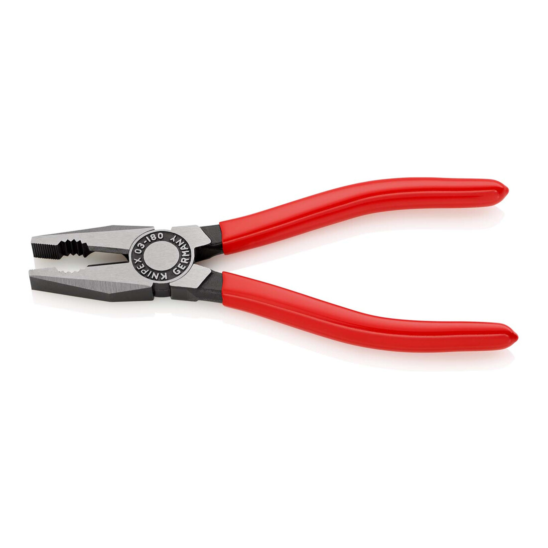 KNIPEX Pinza universale nera bonderizzata lucida, rivestita in plastica
