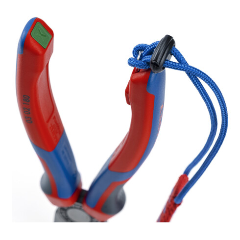 KNIPEX Pinza universale nera bonderizzata lucida, con rivestimenti multicomponente