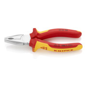 KNIPEX Pinza universale cromata, isolata con rivestimenti in multicomponente VDE