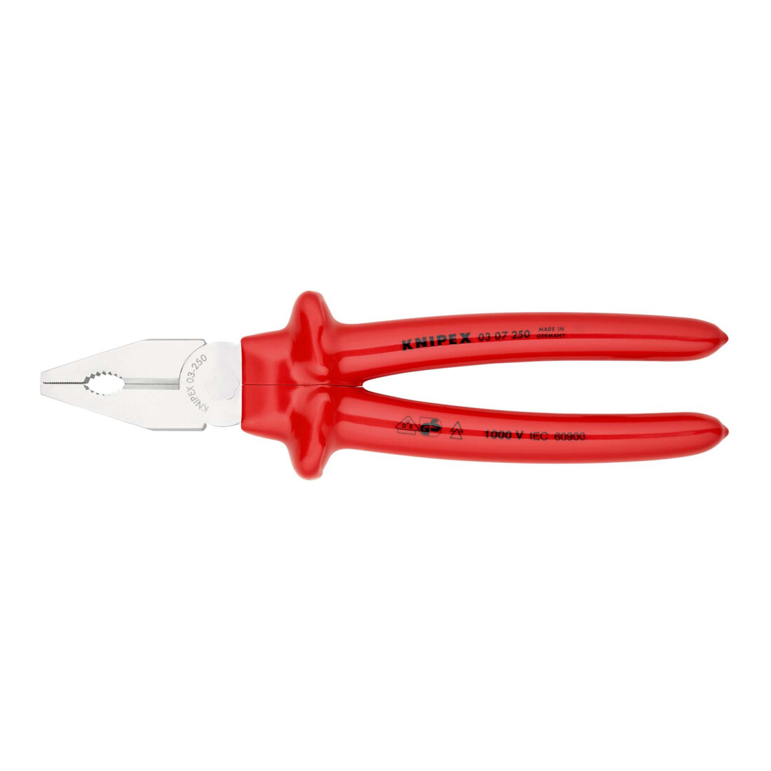 KNIPEX Pinza universale 03 07 250 cromata, VDE 250mm