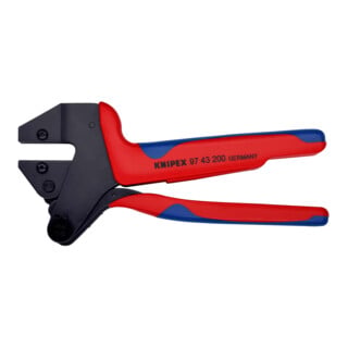 KNIPEX Pinza universale 97 43 200 A per terminali intercambiabili, brunita, 200mm
