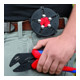 KNIPEX Pinza universale per terminali MultiCrimp® 97 33 01, con caricatore, brunita, 250mm-5