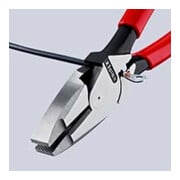 KNIPEX Pinza universale tipo forte "Lineman's Pliers" 09 11 240 Modello americano bonderizzata nera, 240mm-4