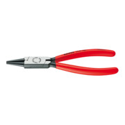 KNIPEX Pinza a becchi tondi, bonderizzata, nera lucida rivestita in plastica