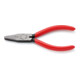 KNIPEX platbektang gepolijst met kunststof handvat L.125mm