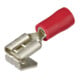 KNIPEX platte steekhulzen met vertakking geïsoleerd 6,3x0,8 mm² voor kabel 0,5-1,0 mm² AWG 20-17 rood-1