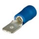 KNIPEX platte stekker geïsoleerd 6,3x0,8 mm² voor kabel 1,5-2,5 mm² AWG 15-13 blauw-1