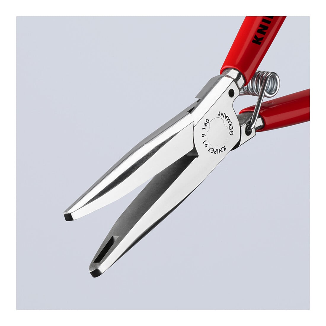 KNIPEX Polstertacker 91 91 180 kunststof gecoat, spiegelgepolijst, 180 mm