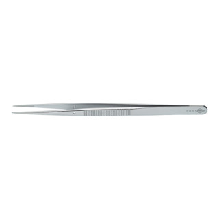 Knipex Präzisions-Pinzette mit Führungsstift vernickelt 155mm