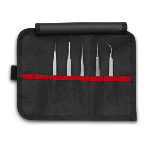 KNIPEX 92 00 02 Präzisionspinzetten-Set 5-teilig 90 mm
