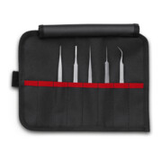 KNIPEX 92 00 02 Präzisionspinzetten-Set 5-teilig 90 mm