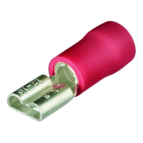 KNIPEX Prese piatte isolate 4,8x0,8 mm² per cavo 0,5-1,0 mm² AWG 20-17, rosse