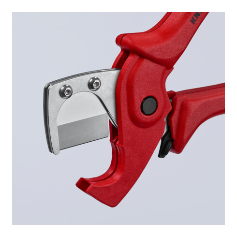 KNIPEX 90 25 185 Rohrschneider für Kunststoff-Verbundrohre aus zähem, glasfaserverstärktem Kunststoff 185 mm