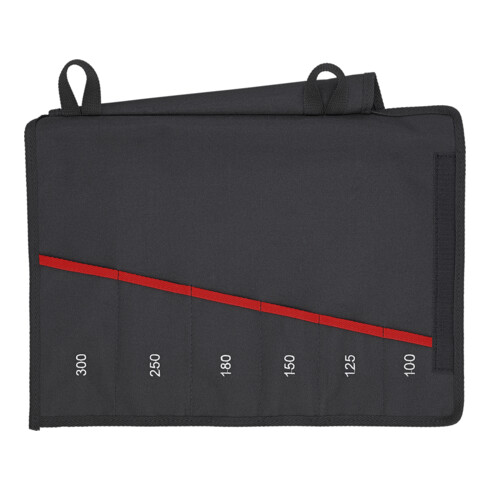KNIPEX 00 19 55 S4 LE Rolltasche für Zangenschlüssel leer 6 Fächer 340 mm