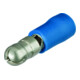 Knipex Rundstecker isoliert Ø 5,0 mm für Kabel 1,5-2,5 mm² AWG 15-13 blau-1