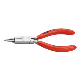 Knipex Rundzange mit verchromt mit Kunststoff überzogen 130mm