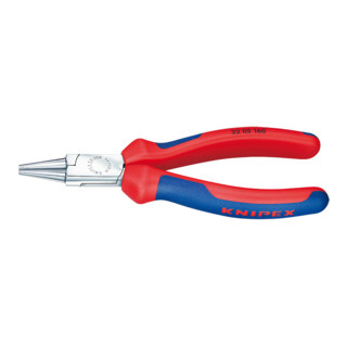 Knipex Rundzange verchromt mit Mehrkomponenten-Hüllen 140mm