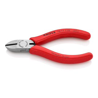 Knipex Seitenschneider schwarz atramentiert mit Kunststoff überzogen110mm
