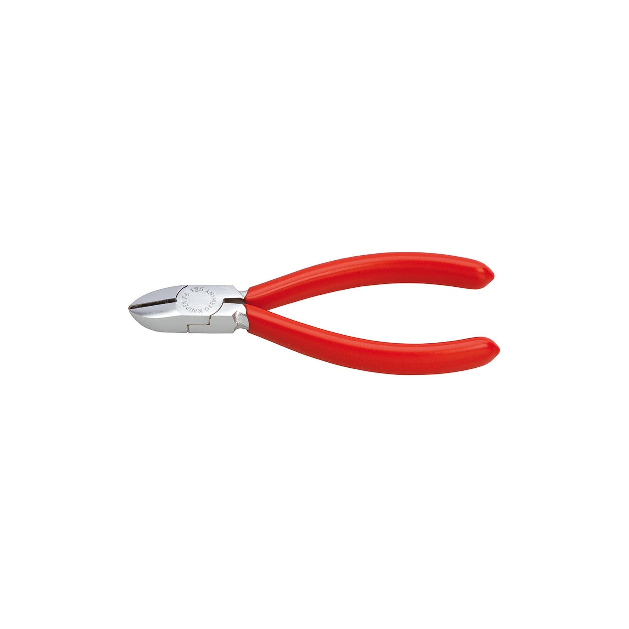 Knipex Seitenschneider verchromt mit Kunststoff überzogen 125mm