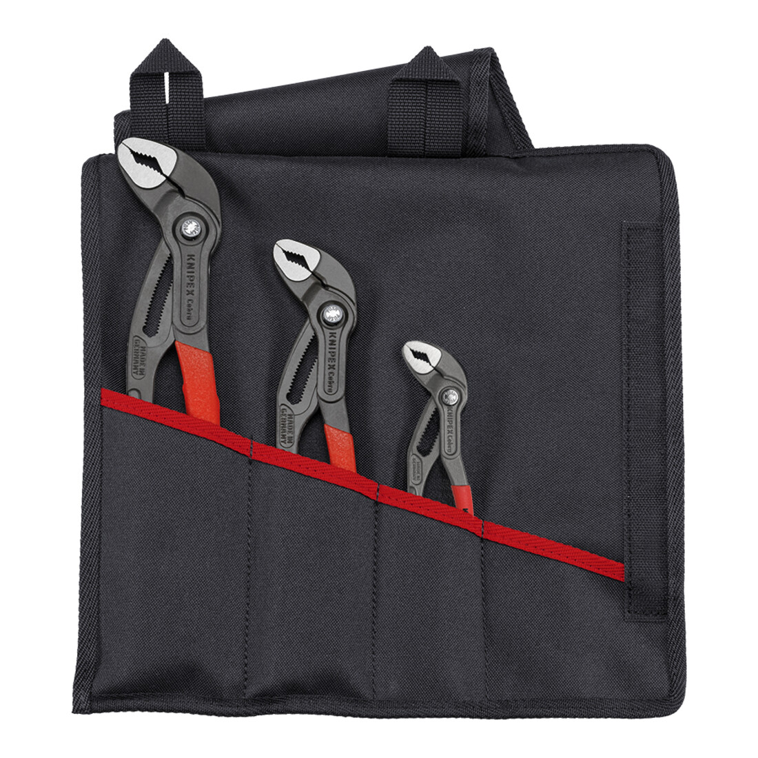 KNIPEX Set Cobra® 00 19 55 S9, 1x 87 01 150, 1x 87 01 250, 1x 87 01 300, 330 mm