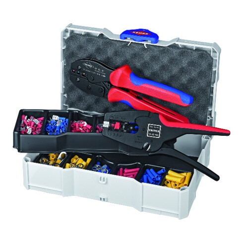 KNIPEX Set di crimpatura per connettori di cavi 97 90 22, 265mm