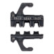 KNIPEX Set di matrici di crimpaggio 97 39 05 per connettori aperti non isolati (larghezza connettore 4,8 + 6,3mm)-1