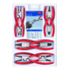 KNIPEX Set di Pinza per anelli di sicurezza 00 20 04 V01, 300mm-1