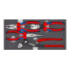 KNIPEX Set di pinze ''Basic'' con inserto in materiale espanso-1